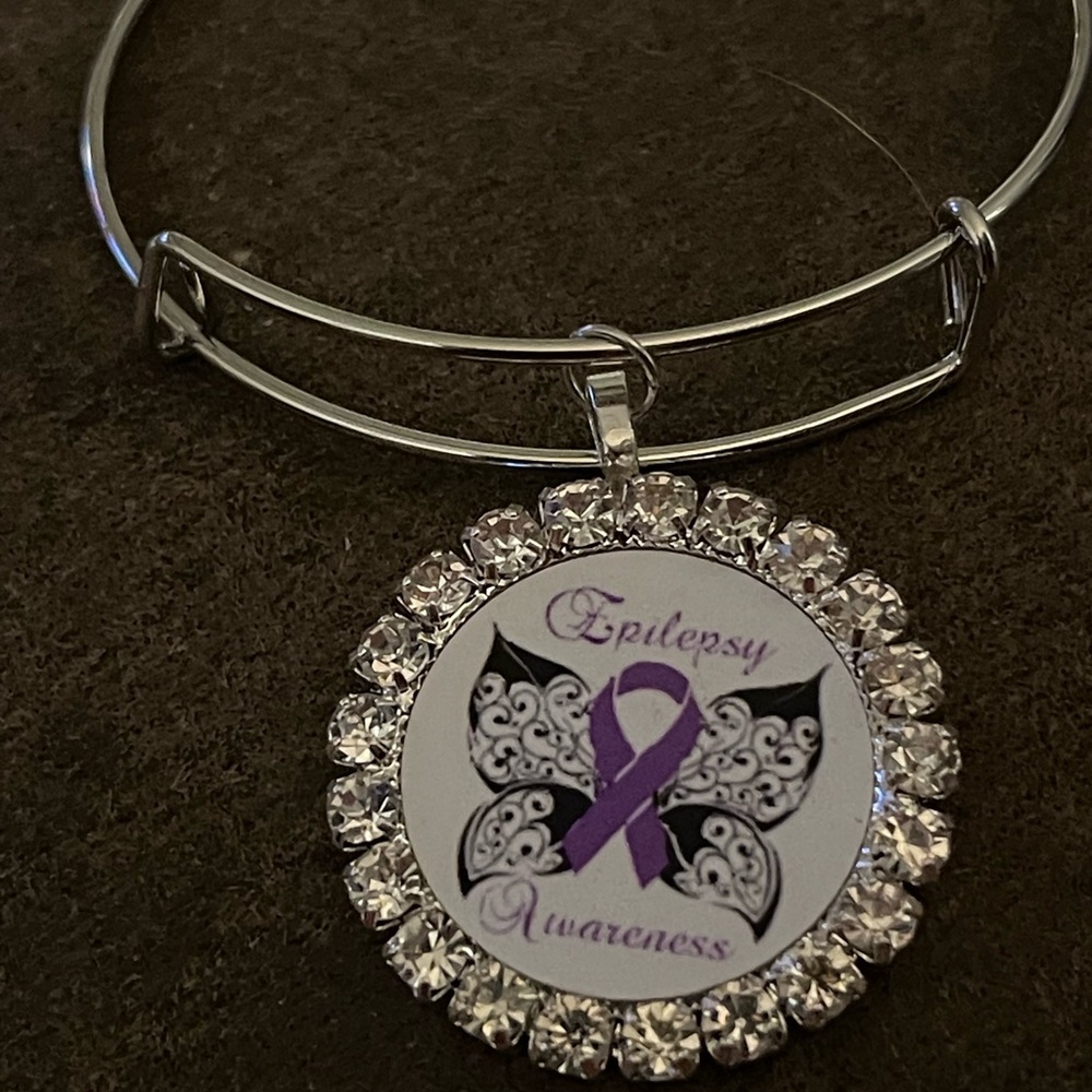 Epilepsy awareness bracelet